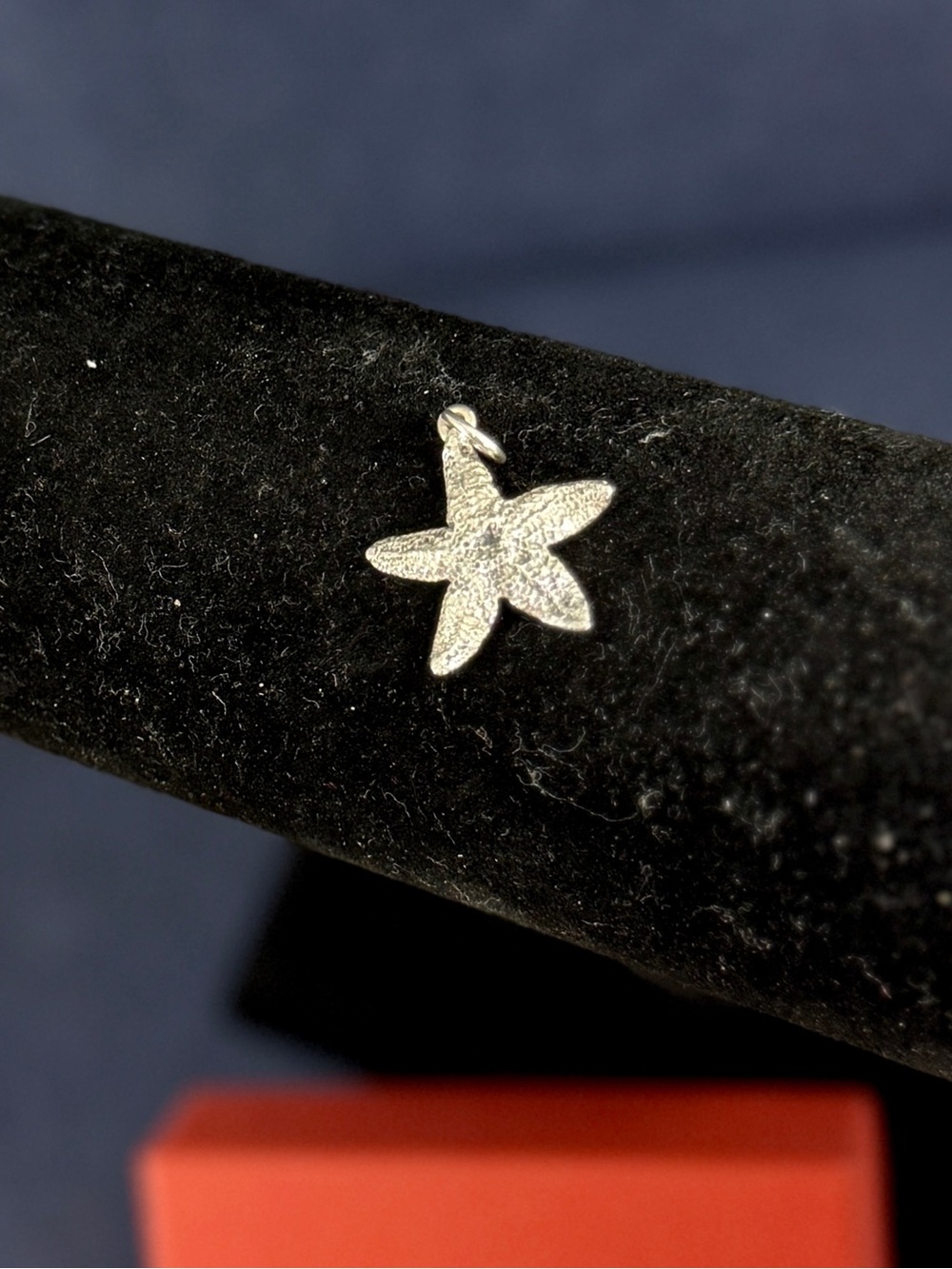 JAMES AVERY Sterling Silver Starfish Charm Pendant; RETIRED